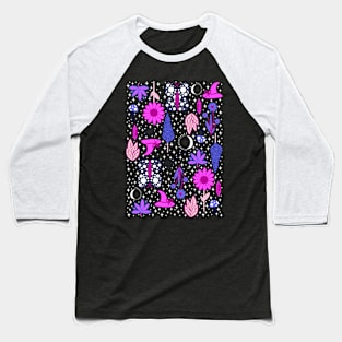 Witchy Pattern Baseball T-Shirt